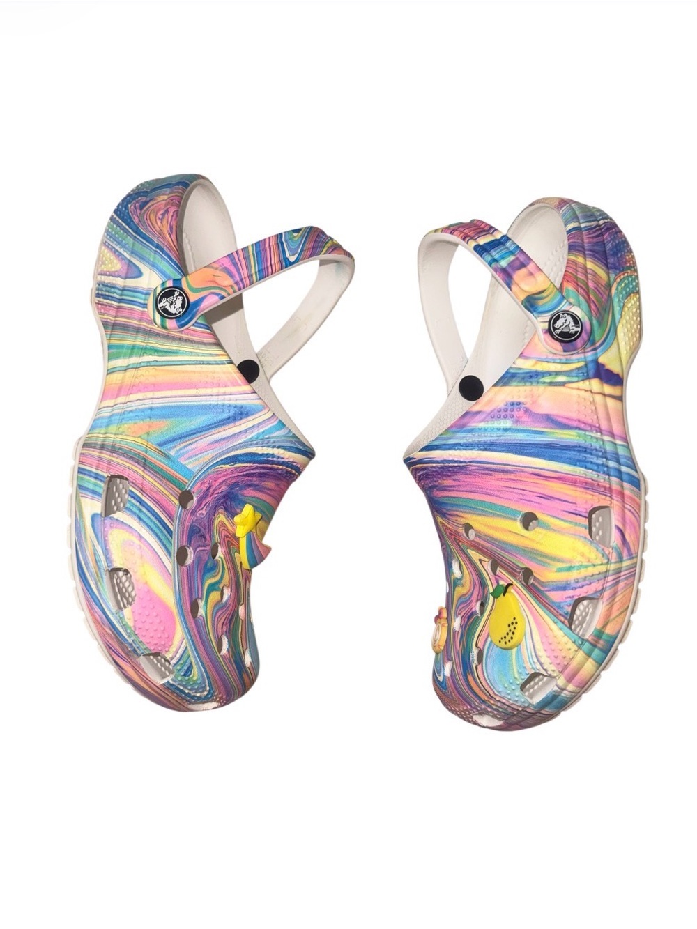 Crocs OUT OF THIS WORLD Multi clogs women’s sandals shoes size 11 men size 9 - Picture 5 of 14